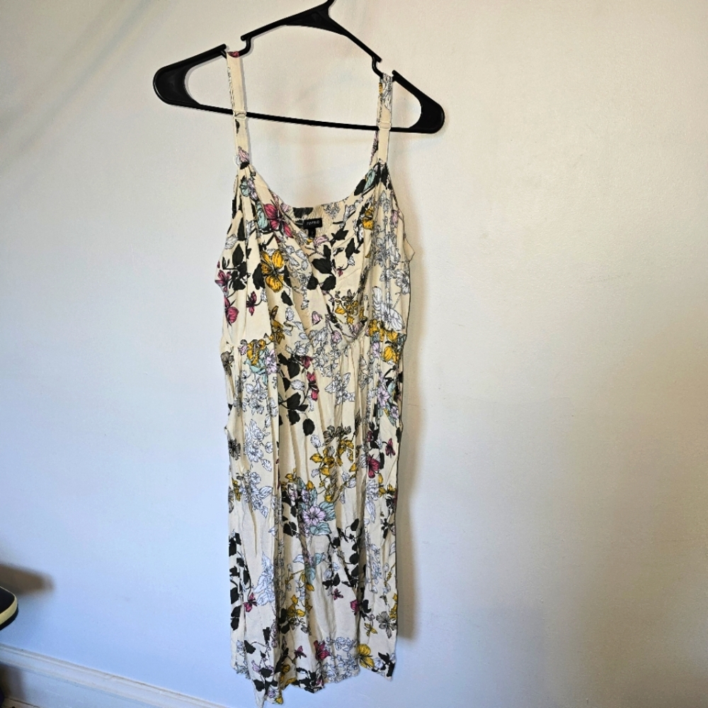 Torrid Challis Floral Print Dress Size 2X - Plus Size